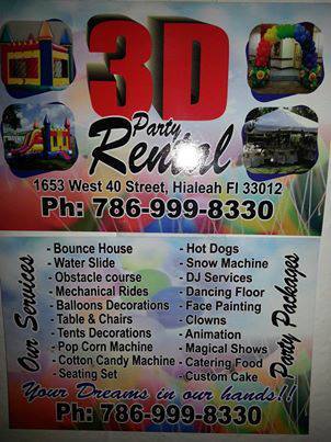 3Dpartyrental