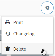 Edit Appointment UI: (gear icon) (dropdown) Delete Appointment